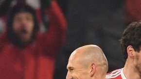 Jugadores de Bayern Munich celebran tras vencer al Besiktas Estambul en partido de Champions League. (Foto: EFE/LUKAS BARTH)