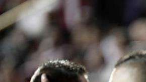 Jugadores del América celebran el triunfo ante Saprissa en partido de Concachampions. (Foto: EFE/Jeffrey Arguedas).