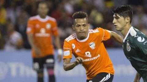 El digno equipo dominicano Cibao FC visita a las Chivas de Guadalajara de México en la Concachampions. (Foto: EFE/Orlando Barría)