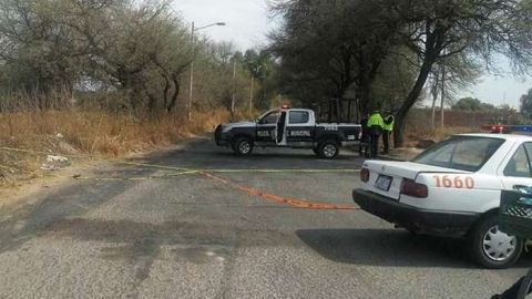 La policía acordonó la zona. Twitter