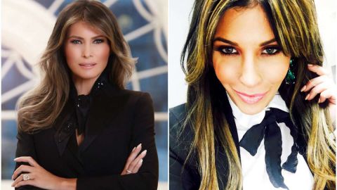 Claudia Sierra lleva  cirugías y decenas de tratamientos para parecerse a Melania.