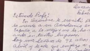 Una mexicana de 92 años le escribió una emotiva carta a Rafael Nadal