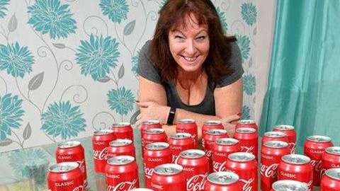 Donna Gunner gastó miles y miles de dólares comprando Coca Cola.