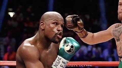 Conor McGregor se burló de Floyd Mayweather con un fotomontaje
