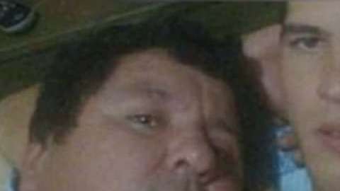 Imagen filtrada en redes de Antonio González, presidente del Rubio Ñu y el jugador Bernardo Caballero.