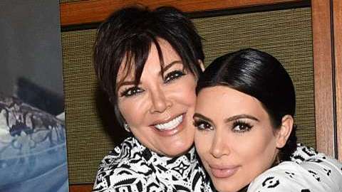 Kris Jenner junto a Kim Kardashian.