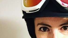 La 'esquiadora' de halfpipe húngara Elizabeth Marian Swaney.