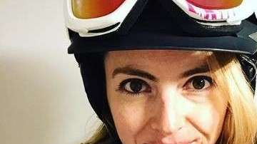 La 'esquiadora' de halfpipe húngara Elizabeth Marian Swaney.