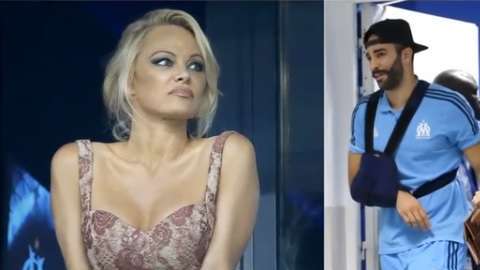 Pamela Anderson y Adil Rami mantienen una estrecha relación amorosa