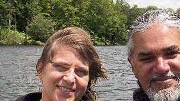 Ravi Ragbir y su esposa Amy Gotlieb.