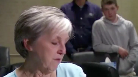 La muerte de su padre dio la oportunidad a Jamie Fontenot de conocer al bebé que creé es el ángel de su padre.