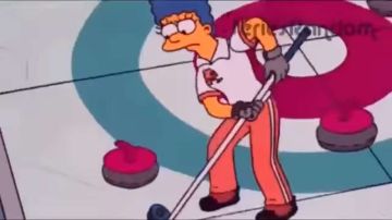 Los Simpson predijeron la medalla de oro de Estados Unidos en el curling