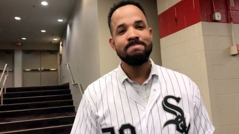 José Abreu pronostica un gran futuro para los Medias Blancas de Chicago. (Javier Quiroz / La Raza)