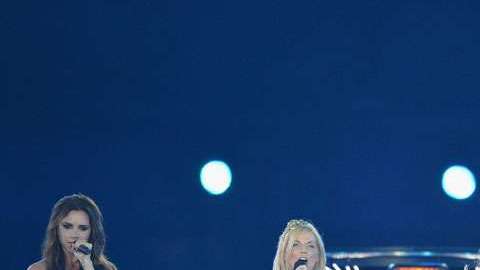 Las Spice Girls en la clausura de Londres 2012.