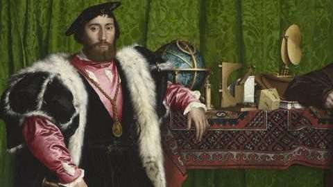 La razón por la que Baum enseñaba "Los embajadores" de Hans Holbein el Joven a los estudiantes de medicina era para que aprendieran sobre la importancia de una buena observación.