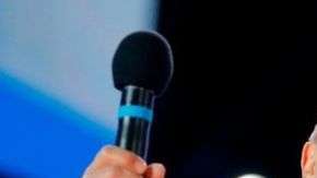 Vladimir Putin, durante el discurso tras su victoria electoral.