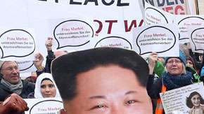 Las amenazas nucleares entre Donald Trump y Kim Jong-un se intensificaron este año. Getty Images