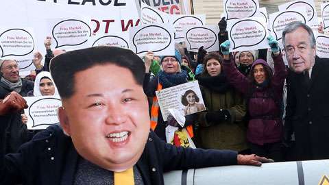 Las amenazas nucleares entre Donald Trump y Kim Jong-un se intensificaron este año. Getty Images