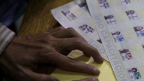 Comicios regionales en El Salvador.