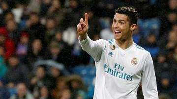 Cristiano Ronaldo marcó dos goles en el triunfo del Real Madrid