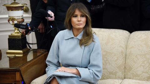 Melania Trump hizo su promesa en 2016.