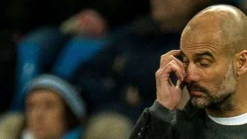 El entrenador de Manchester City Pep Guardiola durante el juego de la Champions entre Manchester City y Basilea FC. (Foto: EFE/Peter Powell)