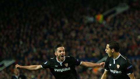 Ben Yedder fue el héroe del Sevilla con un doblete. EFE