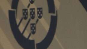 El jugador portugués del Real Madrid Cristiano Ronaldo y su novia Georgina Rodríguez durante la gala de las Quinas de Oro. (Foto: EFE/FPF)