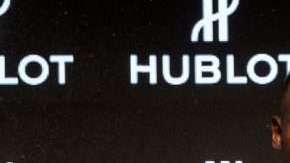 El atleta jamaicano Usain Bolt durante la Feria de relojes y joyas 'Baselworld', en Basilea, Suiza. (Foto: EFE/ Georgios Kefalas)