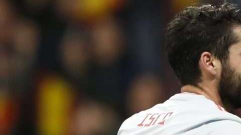 Baluarte de la selección española este martes Isco hizo historia ante Argentina. (Foto: EFE/Javier Lizón)