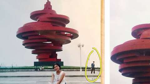 Pareja casada descubre una foto que demuestra que se pudieron conocer años antes.