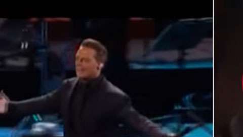 Luis Miguel y Andrés Rey, imitador.