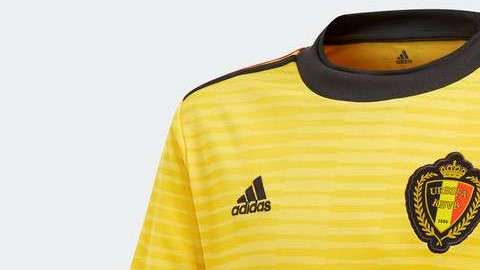La segunda camiseta de Bélgica para Rusia 2018 fue presentada con mucho estilo.