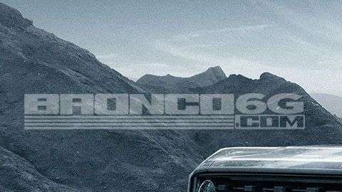 El primer avance de la Bronco 2020.