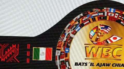 Este es un de los cetros que se entregarían el día de la pelea entre Canelo y GGG