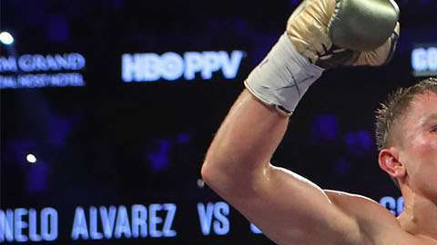 Gennady Golovkin y Saúl Álvarez empataron en septiembre. Hoganphotos