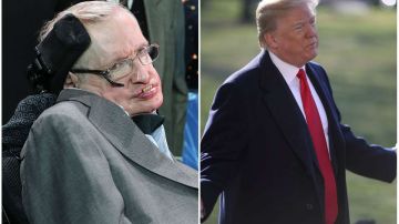 Hawking tachó a Trump como un peligro para la humanidad.
