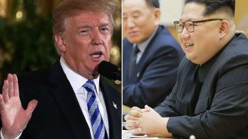 El presidente Trump confía en que haya un diálogo con Corea del Norte.