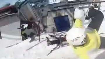 El aparato se salió de control.