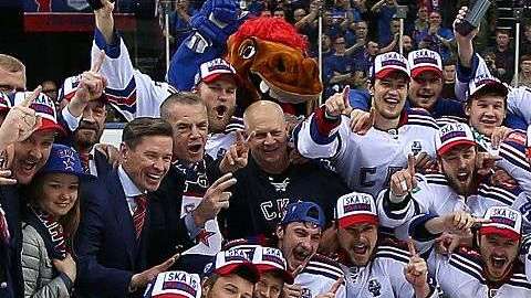 El SKA de San Petersburgo ganaría un nuevo título, con algo de ayuda.  ROMAN KRUCHININ/AFP/Getty Images