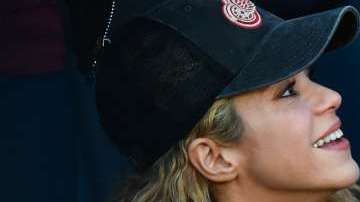 Shakira con sus hijos.