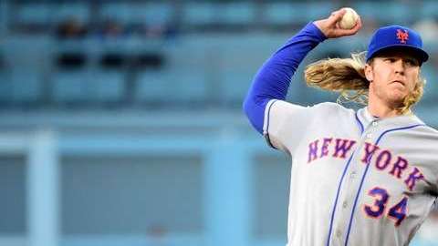 Noah Syndergaard saldrá al montículo por los Mets en el Día Inaugiral en Citi Field.