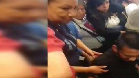 El hombre viajó en el transporte público de la CDMX.
