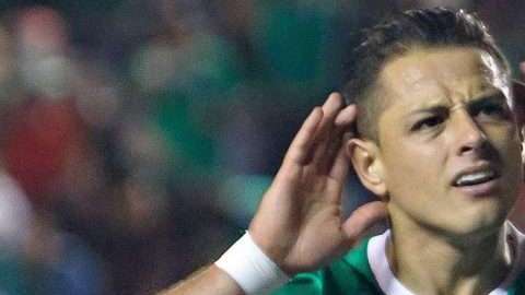 Aconsejan al Chicharito 'tirarse clavados en la Copa Mundial Rusia 2018. (Foto: Imago7/Angel Ferretiz)