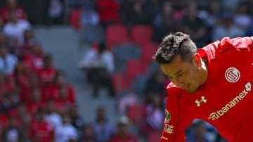 Rubens Sambueza dio un partidazo con los Diablos Rojos del Toluca ante el Pachuca en el estadio Nemesio Diez. (Foto: Imago7/Alejandra Suárez)