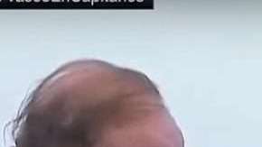 José Ramón Fernández y Javier Aguirre durante una transmisión de ESPN en Acapulco.