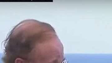 José Ramón Fernández y Javier Aguirre durante una transmisión de ESPN en Acapulco.