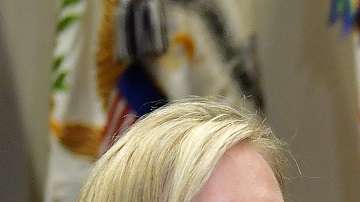 La secretaria Kirstjen Nielsen y el presidente Enrique Peña Nieto.