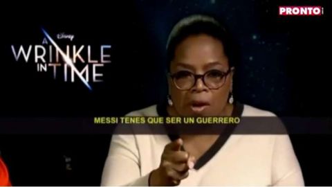 Oprah Winfrey le envió un inspirador mensaje a Lionel Messi