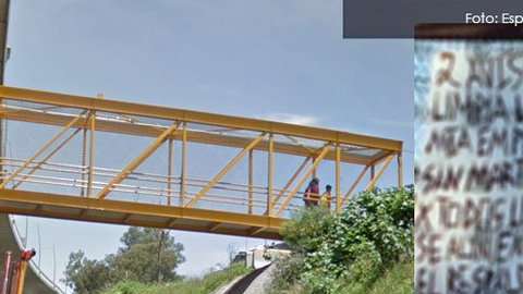 Lanza advertencia el grupo criminal. / Twitter